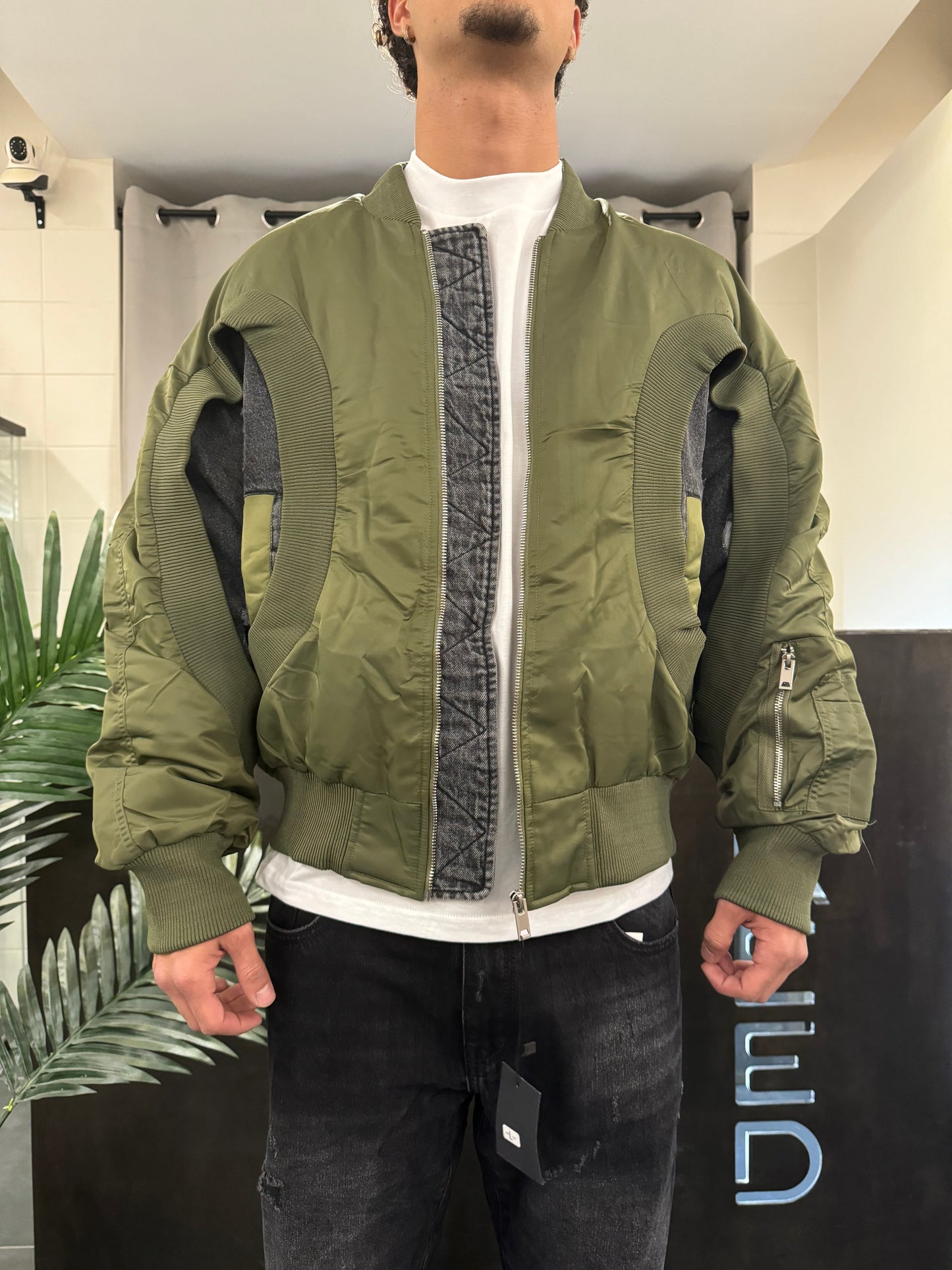 BOMBER JEANS GREEN