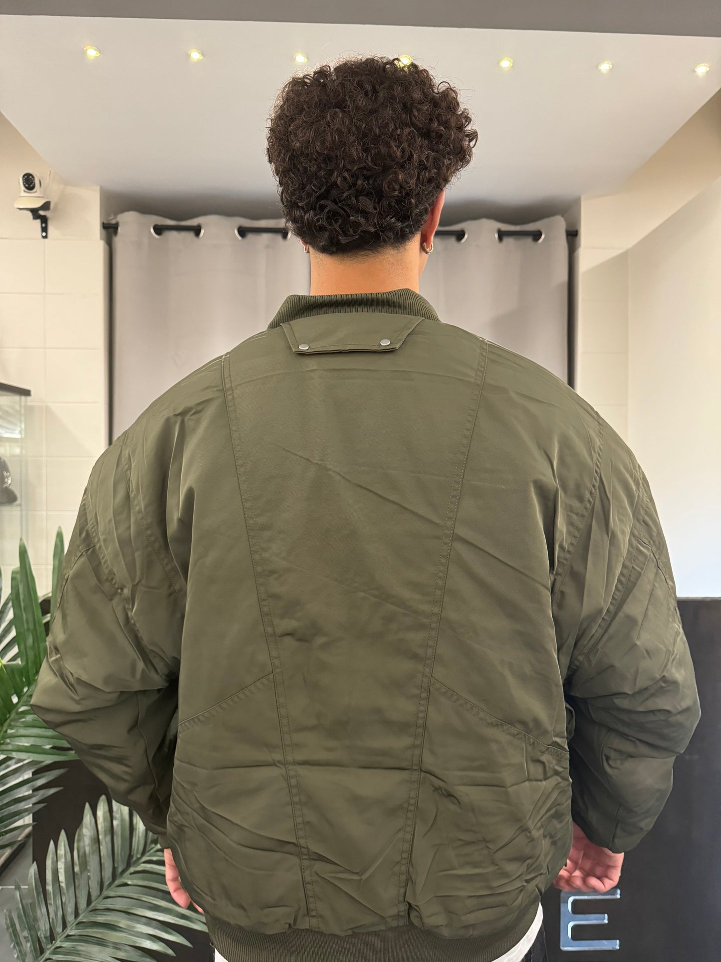 BOMBER ZIP GREEN